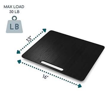 Ibyx Elegant Sliding Tray for Your Coffee Maker & Heavy Kitchen Appliances - Sturdy, Slides Easily f...