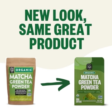 FGO Organic Matcha Green Tea Powder for Lattes and Baking