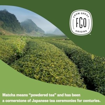FGO Organic Matcha Green Tea Powder for Lattes and Baking