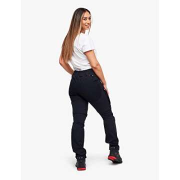 RevolutionRace Women's RVRC GP Pro Zip Off Pants, Durable, Ventilated and Convertible Pants for All Outdoor Activities, Peacemaker/Orchid Smoke, XL