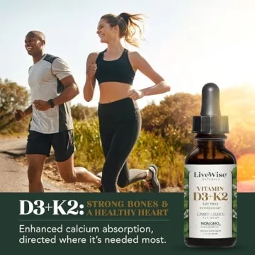 Vitamin D3 with K2 Liquid Drops for Health Support