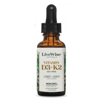 Vitamin D3 with K2 Liquid Drops for Health Support