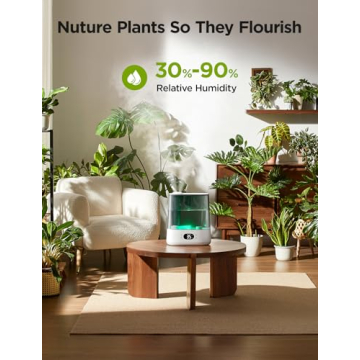 GoveeLife Smart Humidifiers for Bedroom, 6L Cool Mist Top Fill for Large Room, Humidity Sensor, Auto Mode, Schedule, 60H Quiet Runtime, WiFi Humidifier Essence Diffuser for Baby Plant, Work with Alexa