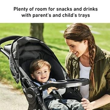 Graco FastAction SE Travel System Foldable Stroller Car Seat