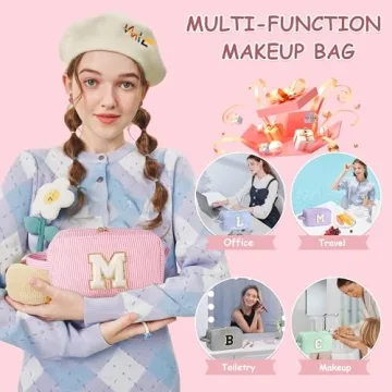 Personalized YOOLIFE Makeup Bag for Bridesmaids Gifts