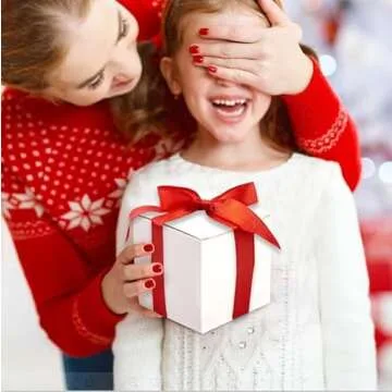 Jucoan 100 Pack White Gift Boxes for All Occasions