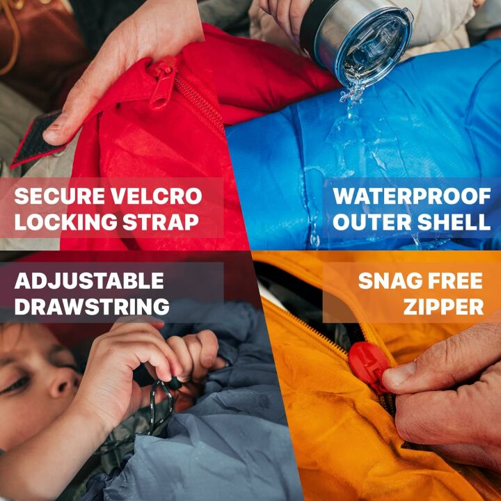 MalloMe Cold Weather Sleeping Bags for Kids & Adults