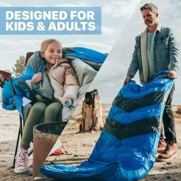 MalloMe Cold Weather Sleeping Bags for Kids & Adults