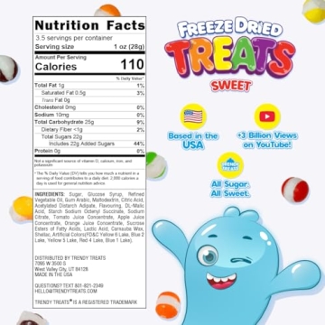 Trendy Treats Freeze Dried Candy - Fun & Crunchy