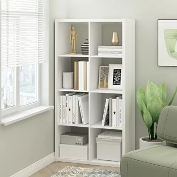 Furinno 8-Cube Storage Organizer for Stylish Home Solutions
