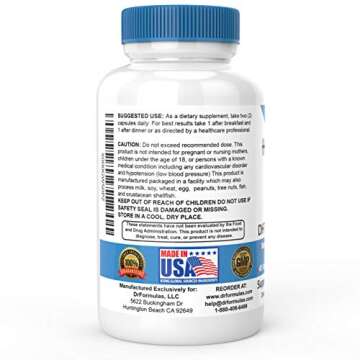 DrFormulas Original DHT Blocker Without Biotin | Hair Growth Supplement Pills for Women and Men, 45 Day Supply