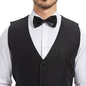tuptay 1920s Men's Costume Set for Themed Parties