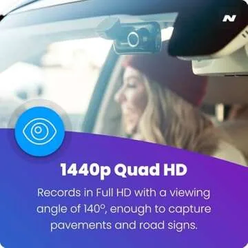 Nextbase 522GW Dash Cam - 1440P Wi-Fi & Bluetooth Safety