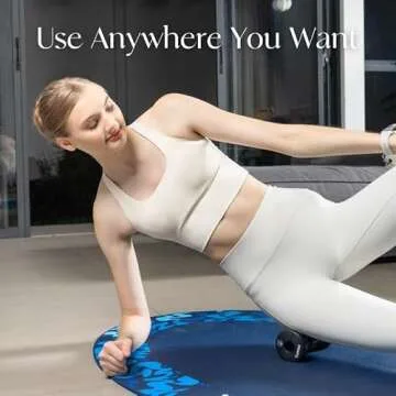 Tumaz Massage Ball & Foot Roller 3-in-1 Set with Spiky Ball, Lacrosse Ball, Massage Roller - Ergonomic Design to Relieve Plantar Fasciitis, Foot Massager for Deep and Superficial Muscle Pain