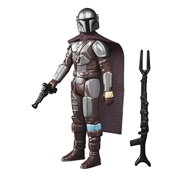 STAR WARS Retro Collection The Mandalorian (Beskar) Action Figure 3.75-Inch Scale Toy with Accessori...
