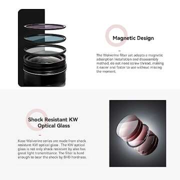 Kase Wolverine Magnetic ND CPL Filters Kit 77mm