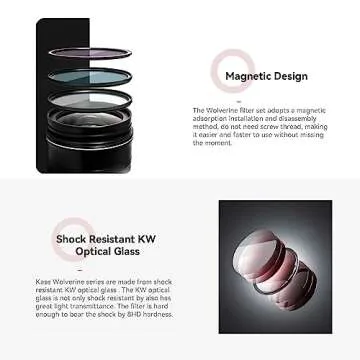 Kase Wolverine Magnetic ND CPL Filters Kit 77mm
