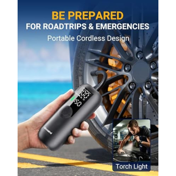 Woowind Portable Tire Inflator for Cars & Bikes