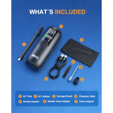 Woowind Portable Tire Inflator for Cars & Bikes