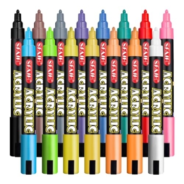 SFAIH Acrylic Creative Markers for Art & Crafting