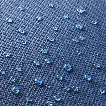 Martha Stewart Navy Blue 6-Pack Placemat Set, 15" Round