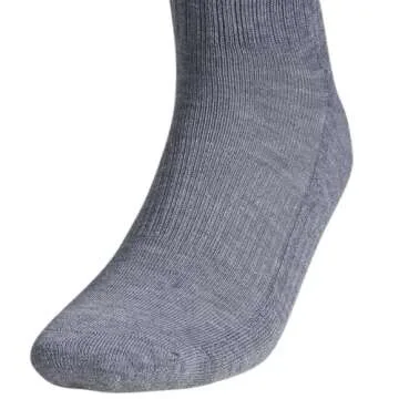 Adidas Men's Cushioned Quarter Socks - Arch Compression Comfort