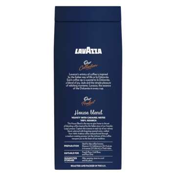 Lavazza House Blend Perfetto Ground Coffee 12oz Medium Roast