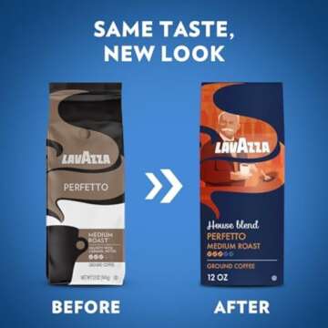 Lavazza House Blend Perfetto Ground Coffee 12oz Medium Roast