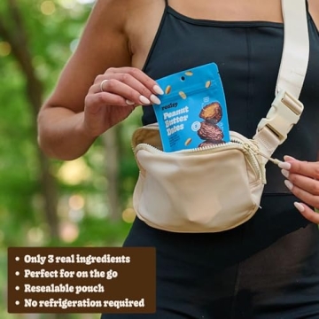 Realsy Peanut Butter Medjool Dates - Organic Low Sugar Snack