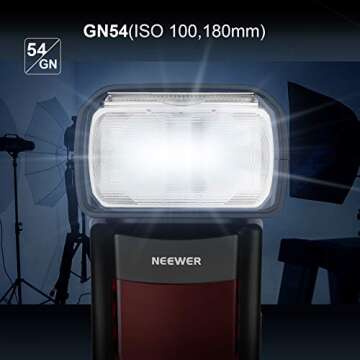Neewer NW625 GN54 Speedlite Flash – Versatile Light for Your Photography Needs
