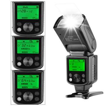 Neewer NW625 GN54 Speedlite Flash for DSLRs and Mirrorless Cameras