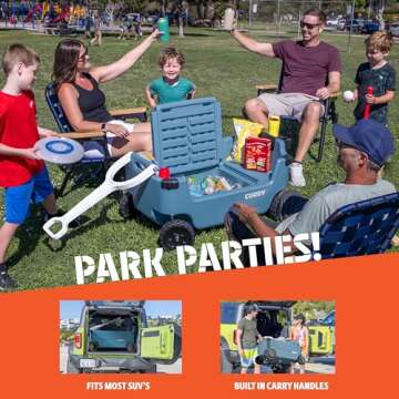 CUDDY Wagon Cooler – Premium Family Wagon with Cooler
