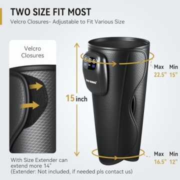 FIT KING Cordless Calf Massager for Pain Relief