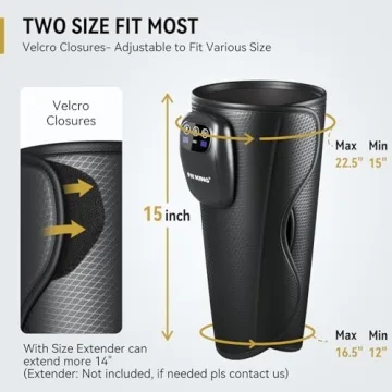 FIT KING Cordless Calf Massager for Pain Relief