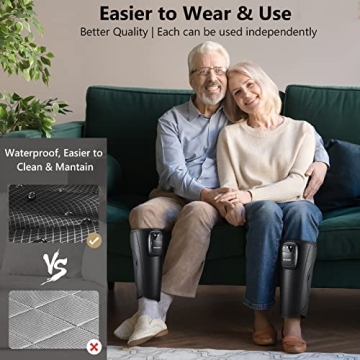 FIT KING Cordless Calf Massager for Pain Relief