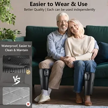 FIT KING Cordless Calf Massager for Pain Relief