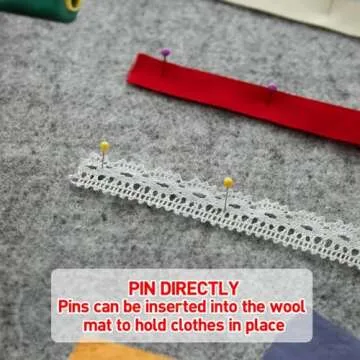 ZOMONETI 15" x 12" Wool Pressing Mat for Sewing & Quilting