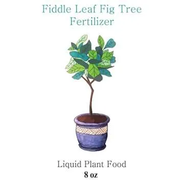 Fiddle Leaf Fig Tree Fertilizer | Ficus Plant Food | Improves Leaves and Branches | Potted Indoor Trees and House Plants Treatment by Aquatic Arts