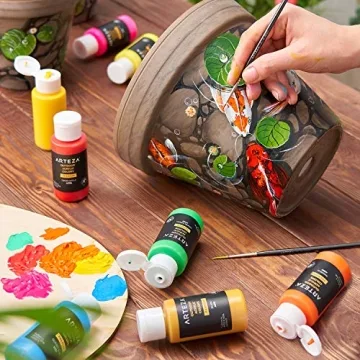 ARTEZA Outdoor Acrylic Paint Set for All Surfaces