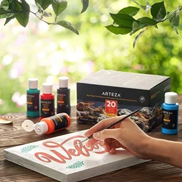 ARTEZA Outdoor Acrylic Paint Set for All Surfaces