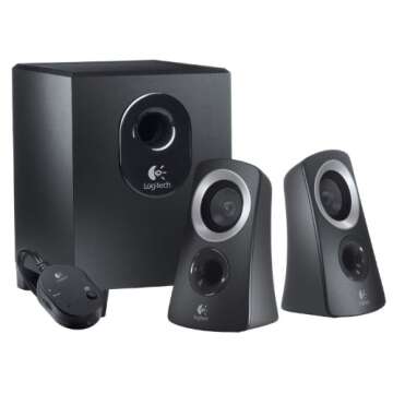 Logitech Z313 Speaker System - Immersive Sound Experience (Renewed)