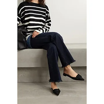 Black Suede Pointed Toe Mules for Women - Elegant & Comfortable