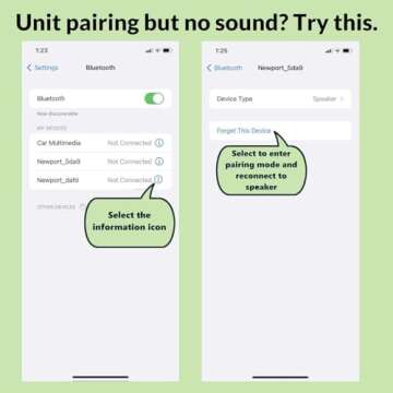 OC Acoustic Newport Plug-in Outlet Speaker with Bluetooth 5.1 and Built-in USB Type-A Charging Port