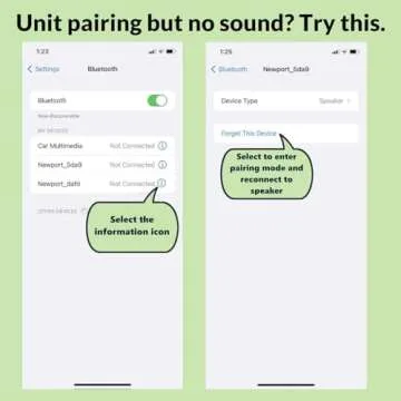 OC Acoustic Newport Plug-in Outlet Speaker with Bluetooth 5.1 and Built-in USB Type-A Charging Port
