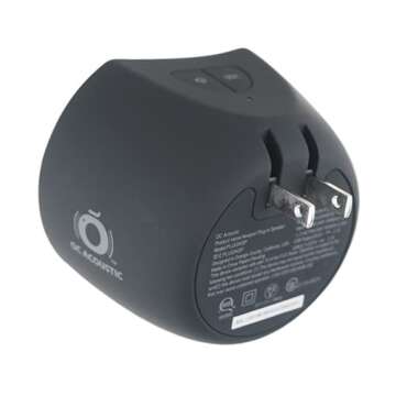 OC Acoustic Newport Plug-in Outlet Speaker with Bluetooth 5.1 and Built-in USB Type-A Charging Port