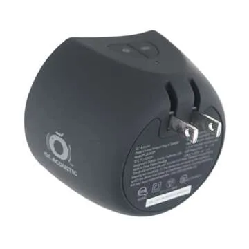 OC Acoustic Newport Plug-in Outlet Speaker with Bluetooth 5.1 and Built-in USB Type-A Charging Port