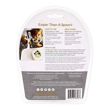 NumNum Pre-Spoon GOOtensils | Baby Spoon Set (Stage 1 + Stage 2) | BPA Free Silicone Self Feeding Toddler Utensils | For Kids Ages 6 Months+, 2-Pack (Four Spoons), Storm Gray/Glacier Green