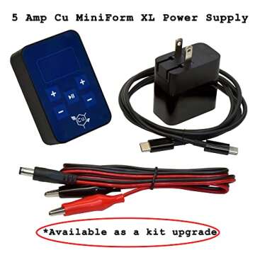 Electroforming Kit - Learn How to Electroform in Copper - Cu Electroforming Starter Kit - With 5 Amp Cu MiniForm XL Power Supply or With No Power Supply