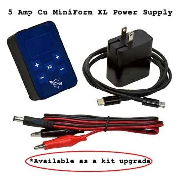 Electroforming Kit - Learn How to Electroform in Copper - Cu Electroforming Starter Kit - With 5 Amp Cu MiniForm XL Power Supply or With No Power Supply