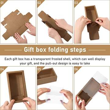 Buy Roowest Kraft Gift Boxes Set - Elegant Packaging